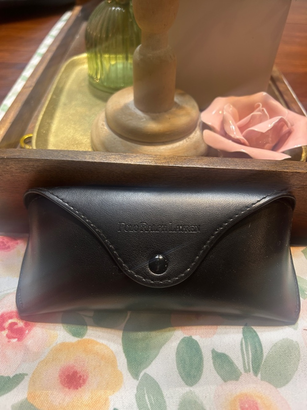 Polo Ralph Lauren Black Eyeglass Case